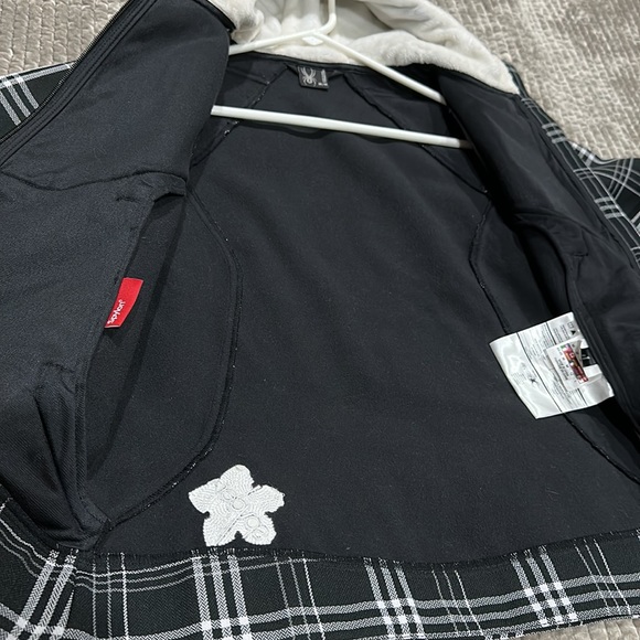 Spyder black & white plaid jacket - Picture 9 of 12